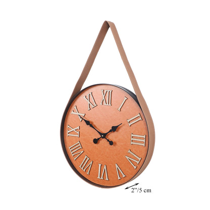 wc1 High Gloss Roman Numerals Wooden Wall Clock