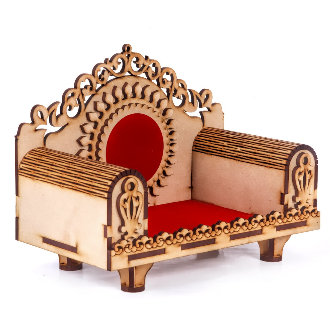 Wooden Temple for Home & Office, Light Weight Puja Mandir