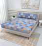 pp641 100% Cotton Bedsheet for Double Bed Queen Size with Pillow Cover Set, 220 TC