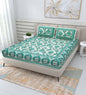 pp656 100% Cotton Bedsheet for Double Bed Queen Size with Pillow Cover Set, 220 TC