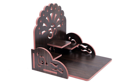 Wooden Temple for Home & Office, Light Weight Puja Mandir