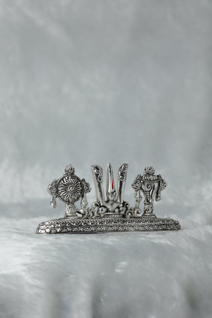 Silver plated Antique finish Tiruparti Balaji Tilak