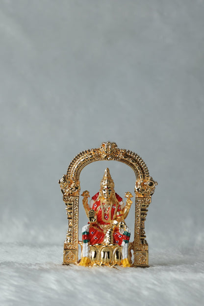 Gold Plated Aarch Tirupati Balaji , Laxmi and Padmavati