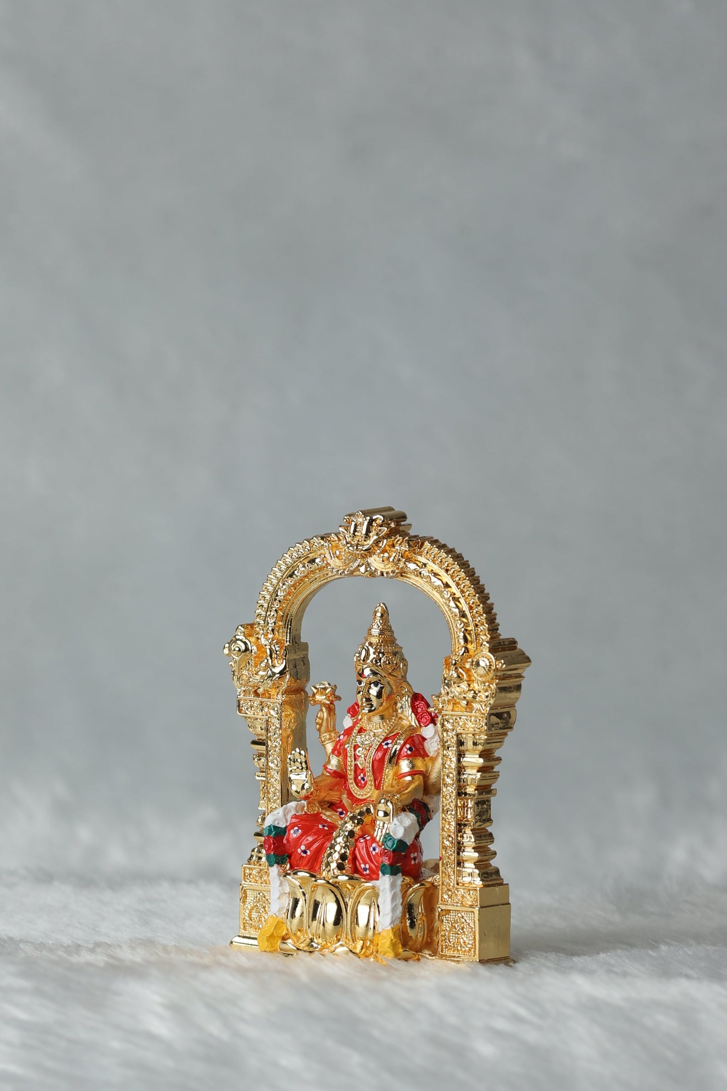 Gold Plated Aarch Tirupati Balaji , Laxmi and Padmavati