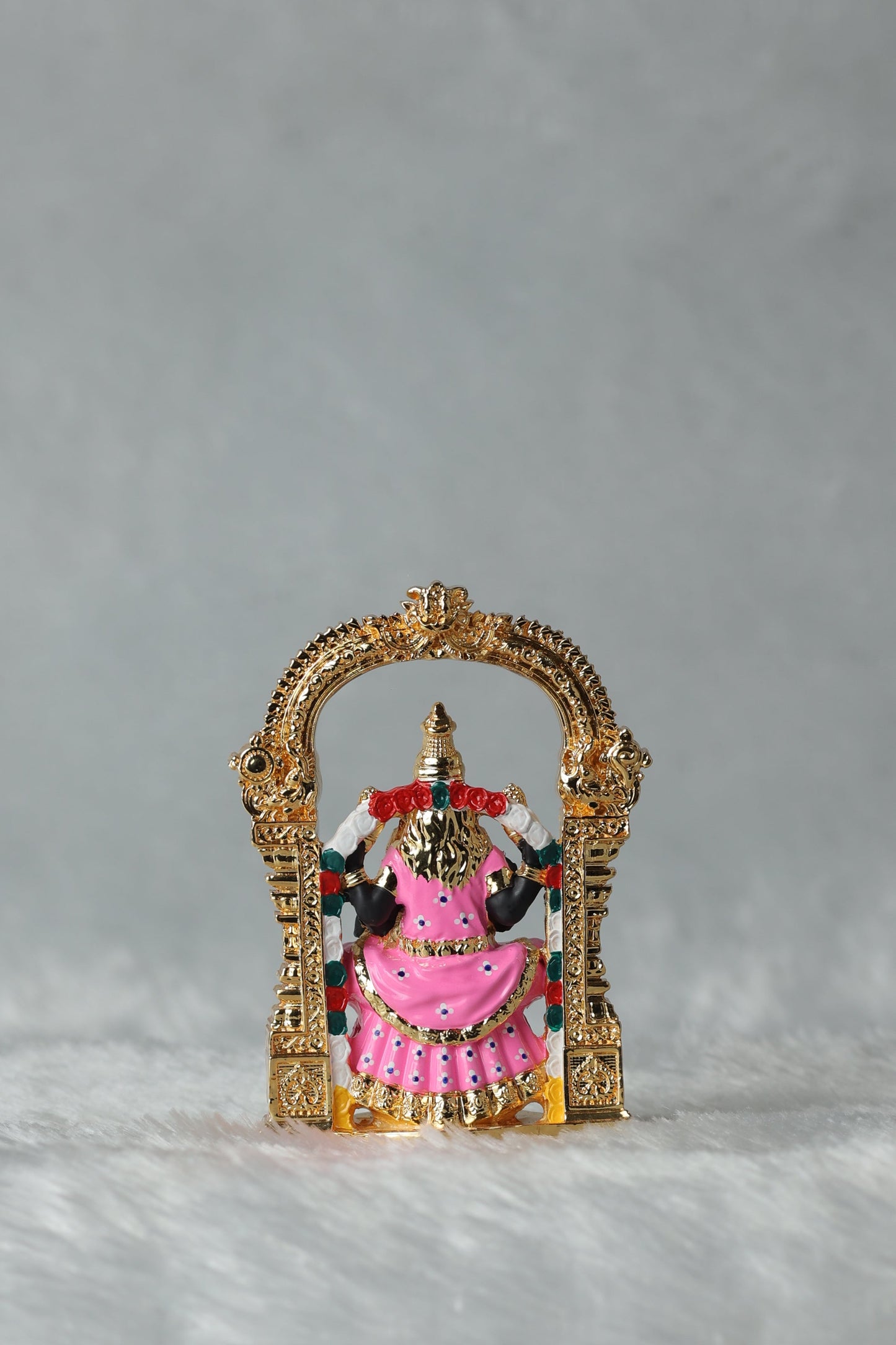 Gold Plated Aarch Tirupati Balaji , Laxmi and Padmavati